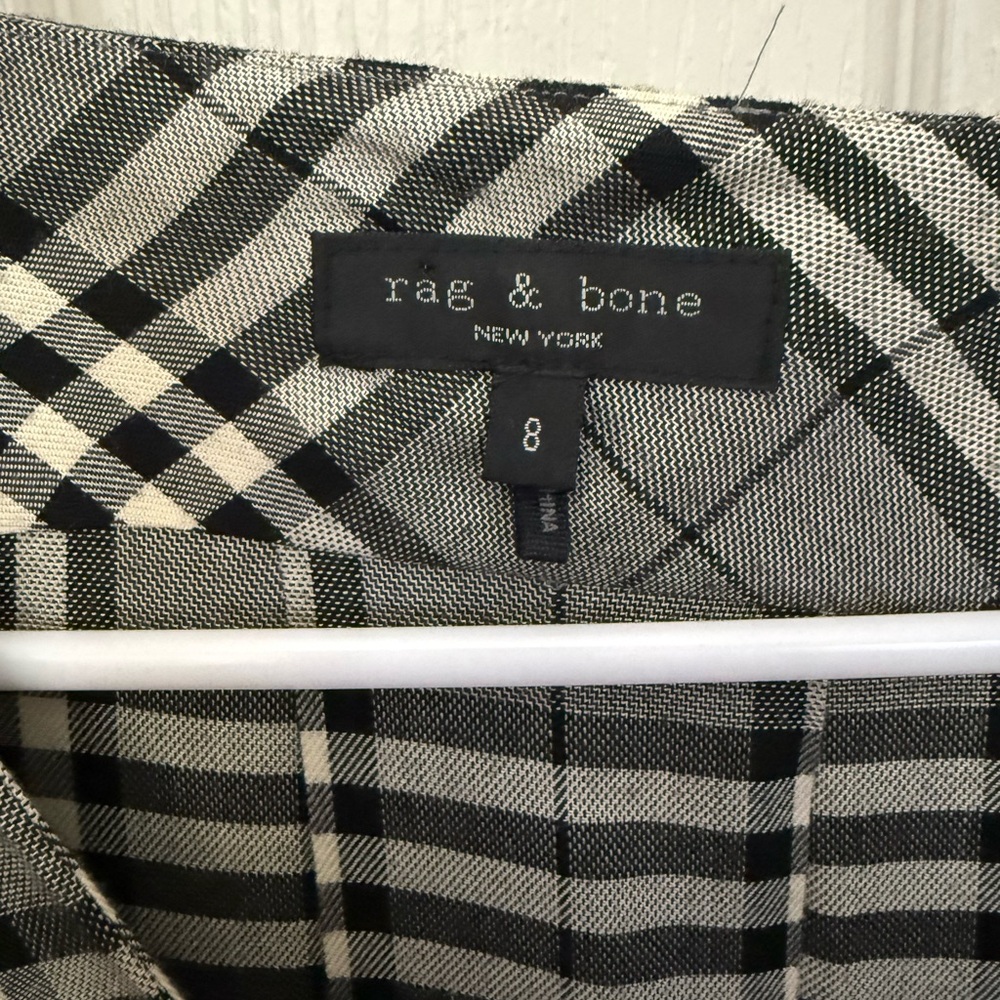 rag & bone Amber plaid dress size 8 - Picture 4 of 12